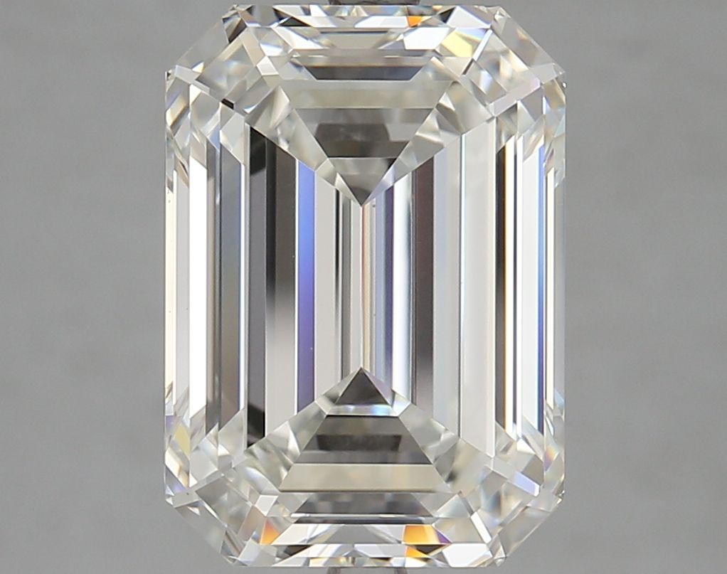 7.04 ct. emerald Lab Grown Diamond front image