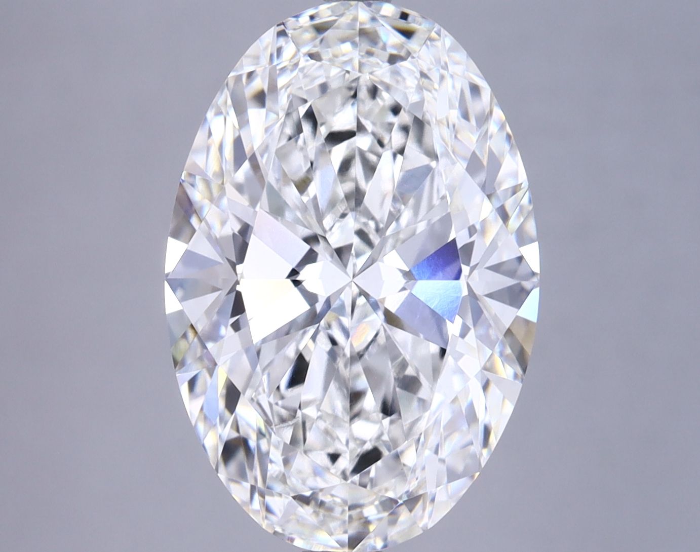 5.58 ct. oval Lab Grown Diamond front image