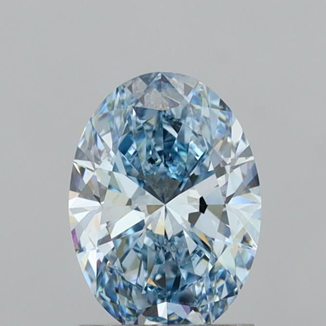 1.5 CT Fancy Vivid Blue OVAL