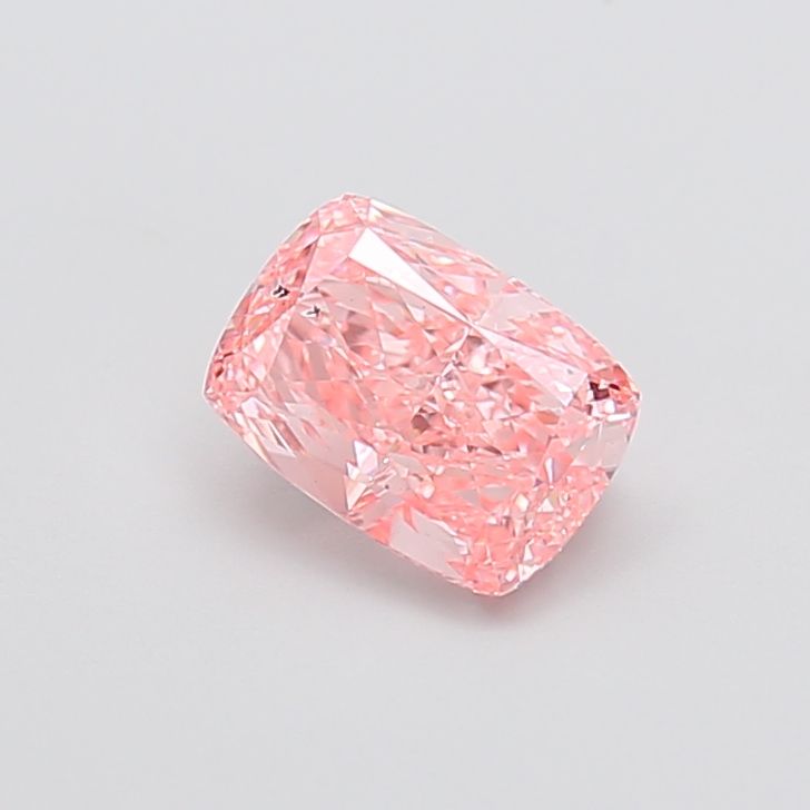 1.52 CT Fancy Vivid Pink CUSHION MODIFIED