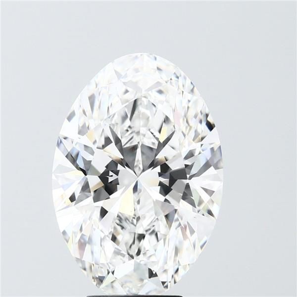 6.09 ct. oval Lab Grown Diamond front image