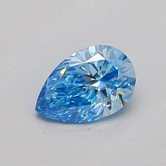 0.19 CT Fancy Vivid Blue PEAR