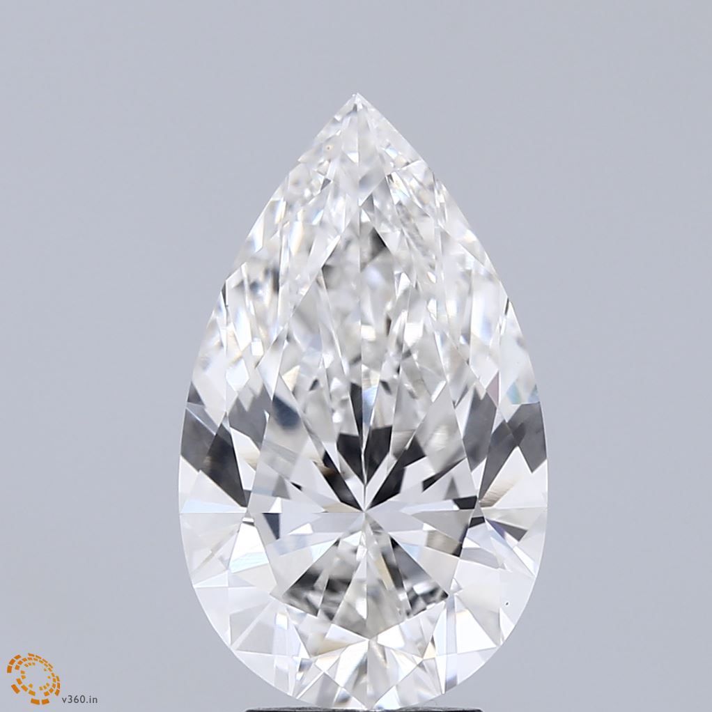 4.02 ct. pear Lab Grown Diamond front image