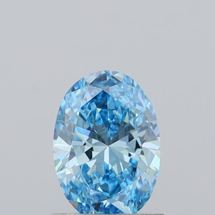 1.02 CT Fancy Vivid Blue OVAL