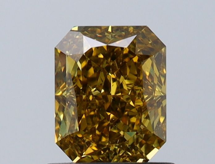 Diament 1.01 ct Fancy Dark Yellow/SI1