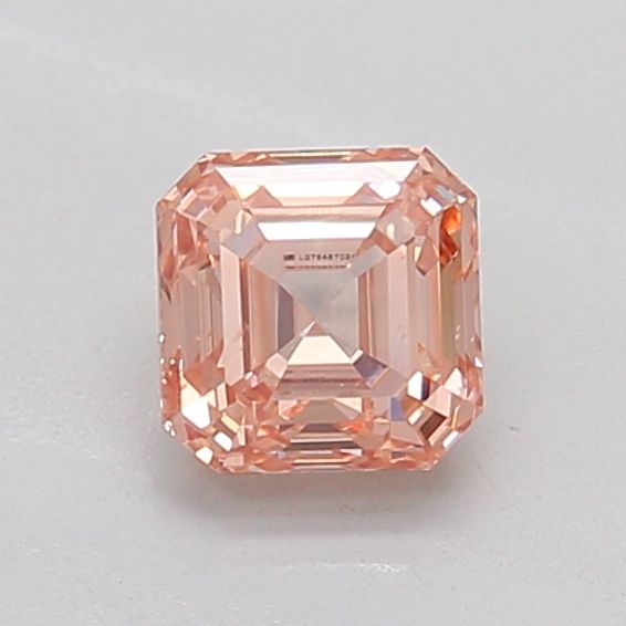 0.61 CT Fancy Intense Pink ASSCHER