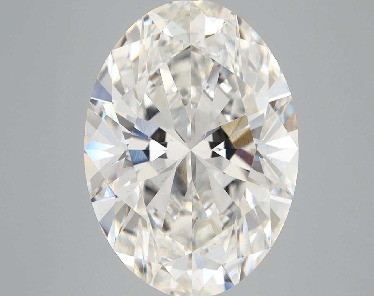 5.70 ct. oval Lab Grown Diamond front image