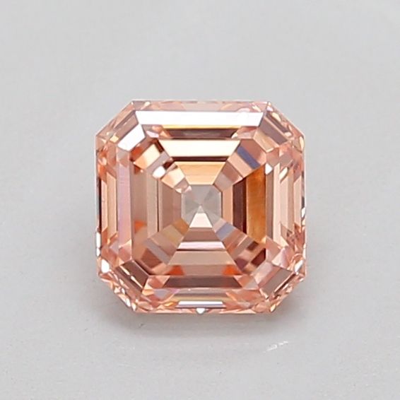 0.53 CT Fancy Intense Pink ASSCHER