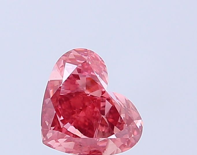 1.02 CT Fancy Vivid Pink HEART