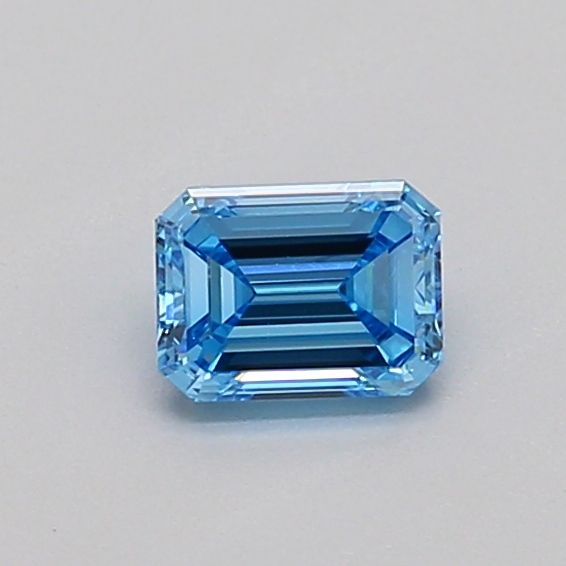 0.38 CT Fancy Vivid Blue EMERALD