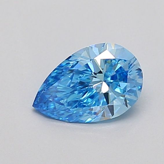 0.43 CT Fancy Vivid Blue PEAR