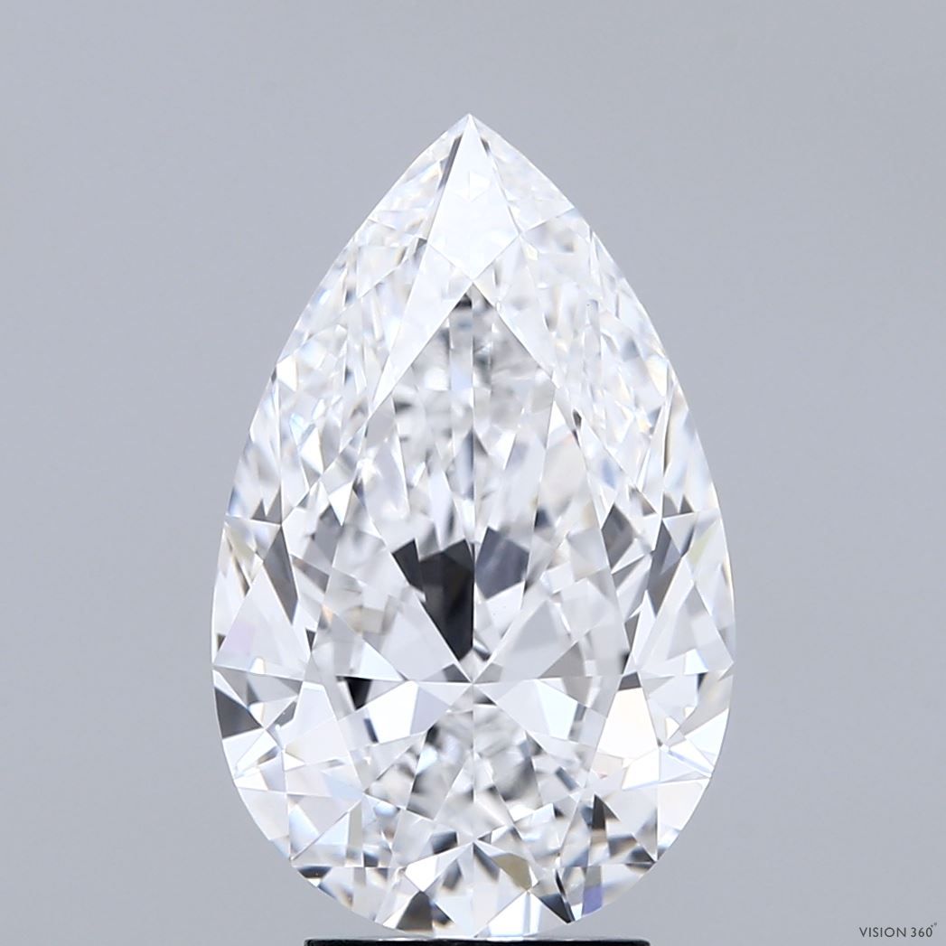 4.02 ct. pear Lab Grown Diamond front image
