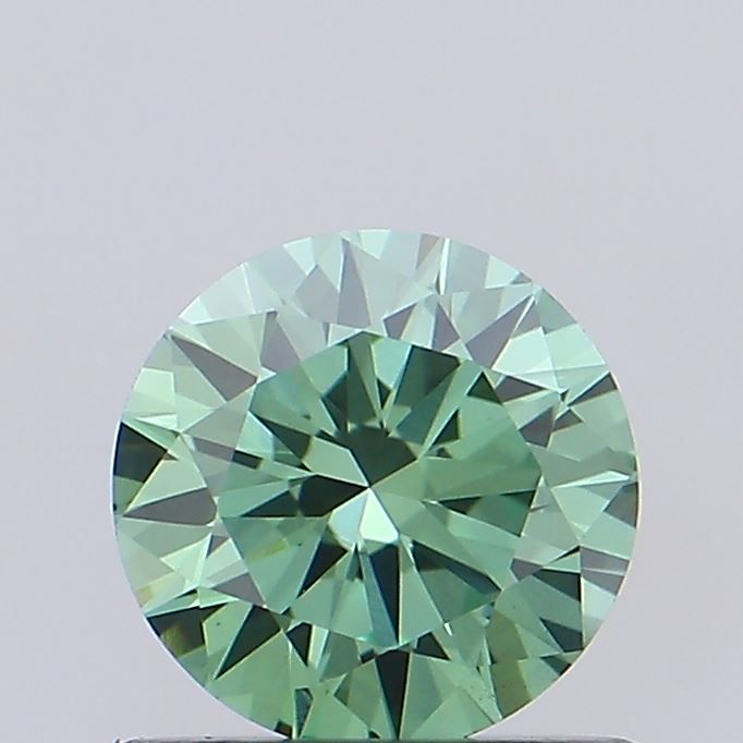 0.67 CT Fancy Vivid Green ROUND