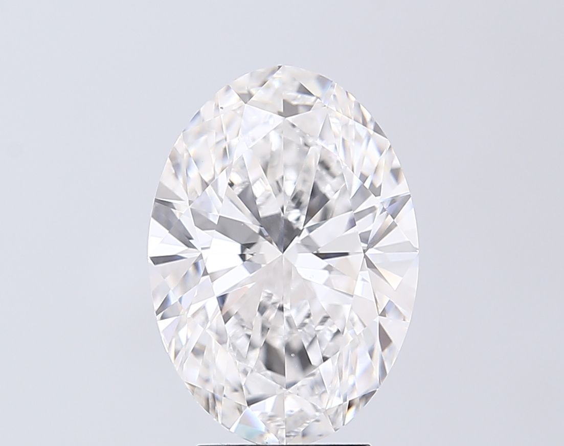 5.00 ct. oval Lab Grown Diamond front image