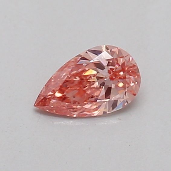 0.14 CT Fancy Vivid Pink PEAR