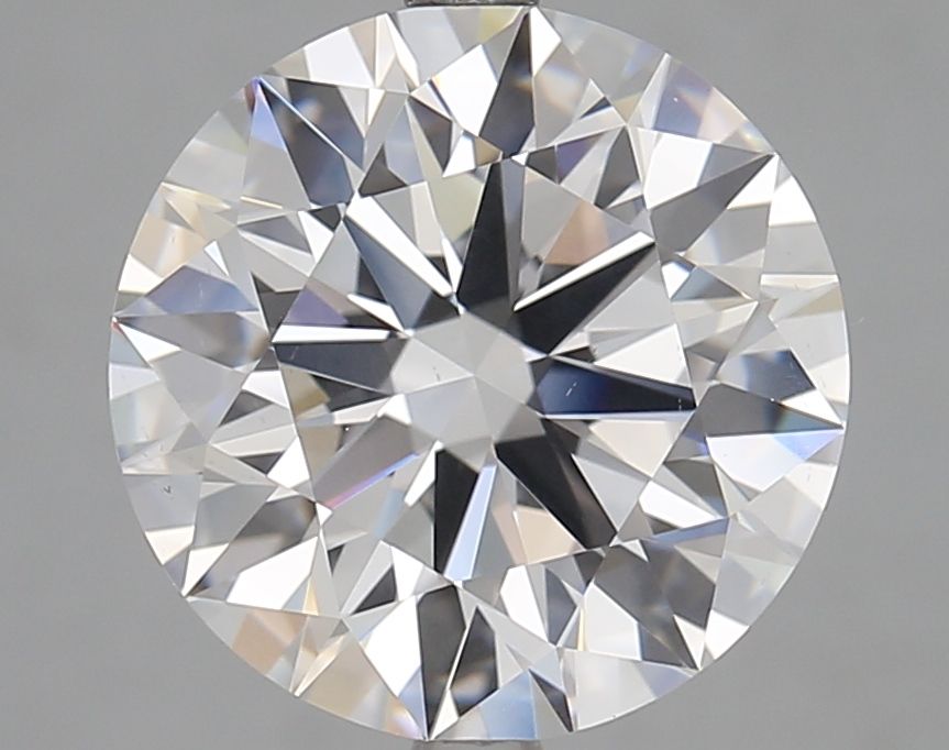 Diamant Rond 5.02 ct - Couleur D - Pureté VS2
