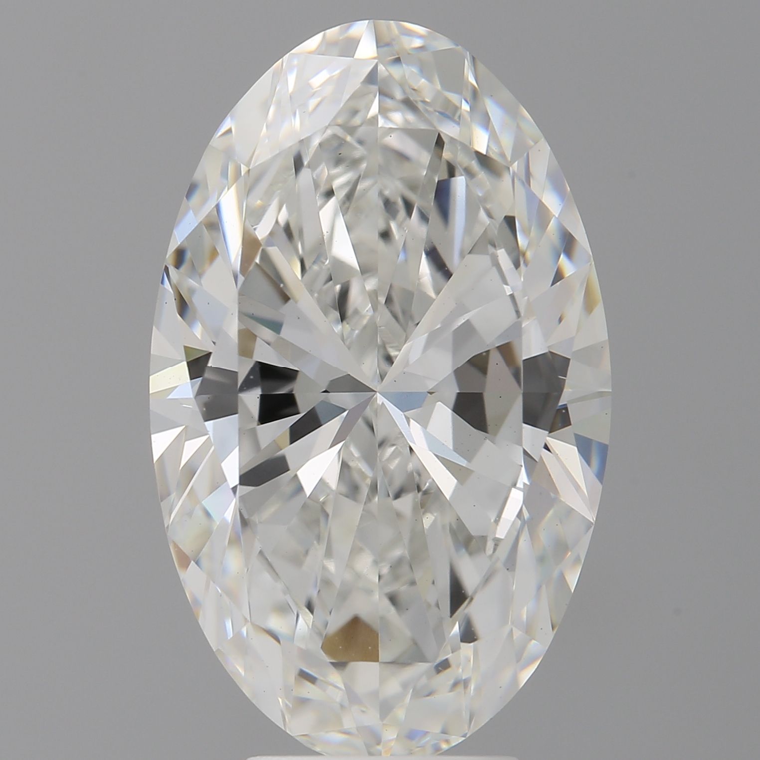 6.06 ct. oval Lab Grown Diamond front image