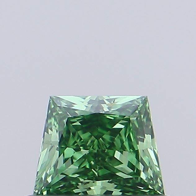 0.33 CT Fancy Vivid Green TRAPEZOID