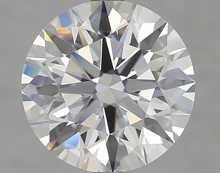 Diamant Rond 3.78 ct - Couleur D - Pureté IF