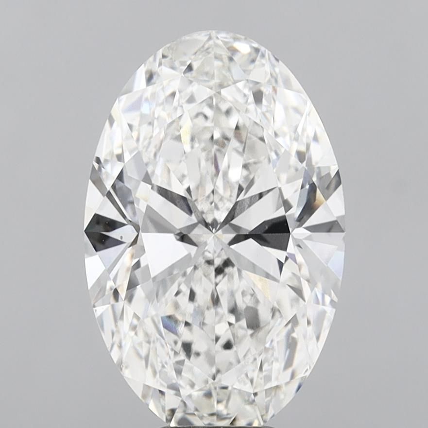 8.10 ct. oval Lab Grown Diamond front image