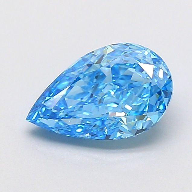 1.0 CT Fancy Vivid Blue PEAR