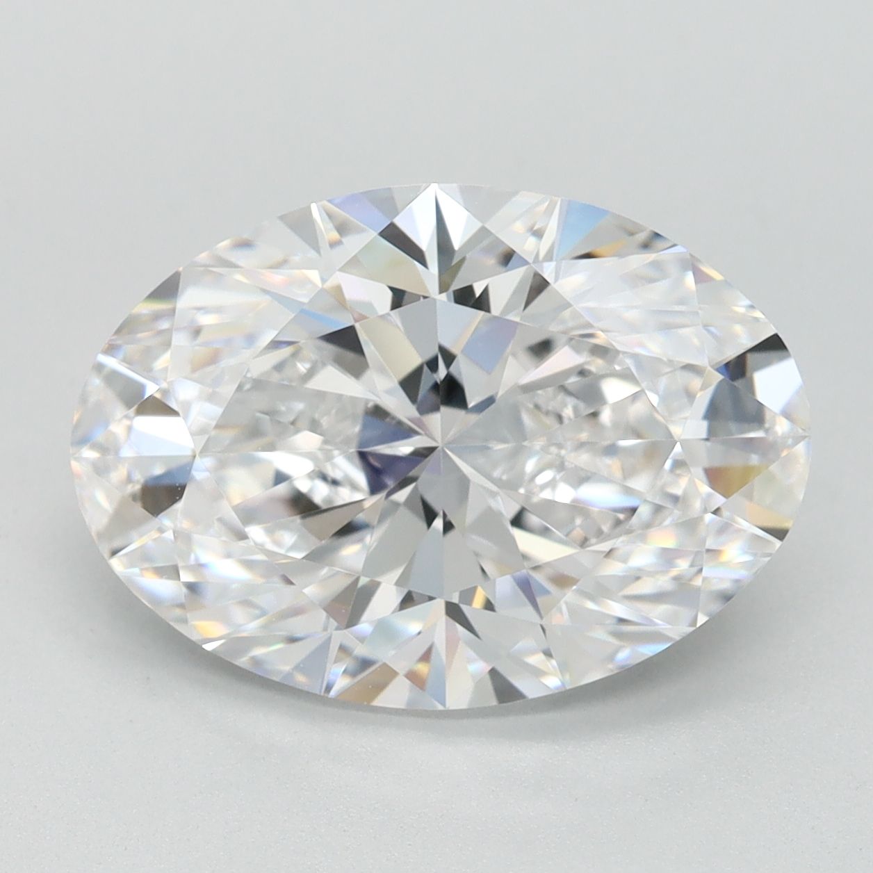 4.08 ct. oval Lab Grown Diamond front image