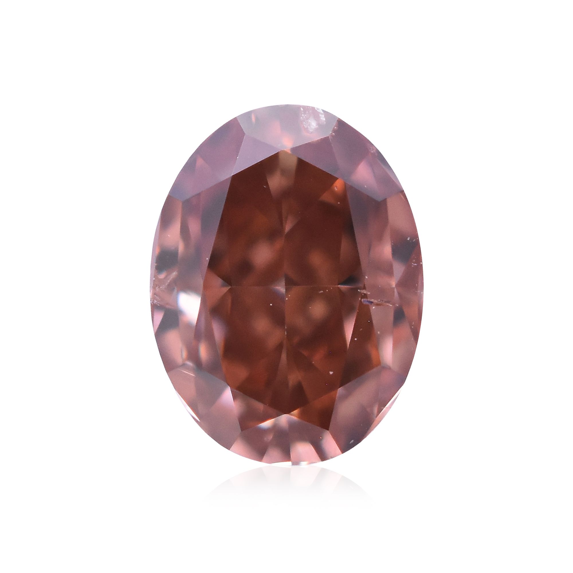 Diament 0.21 ct Fancy Deep Orangey Pink/SI2