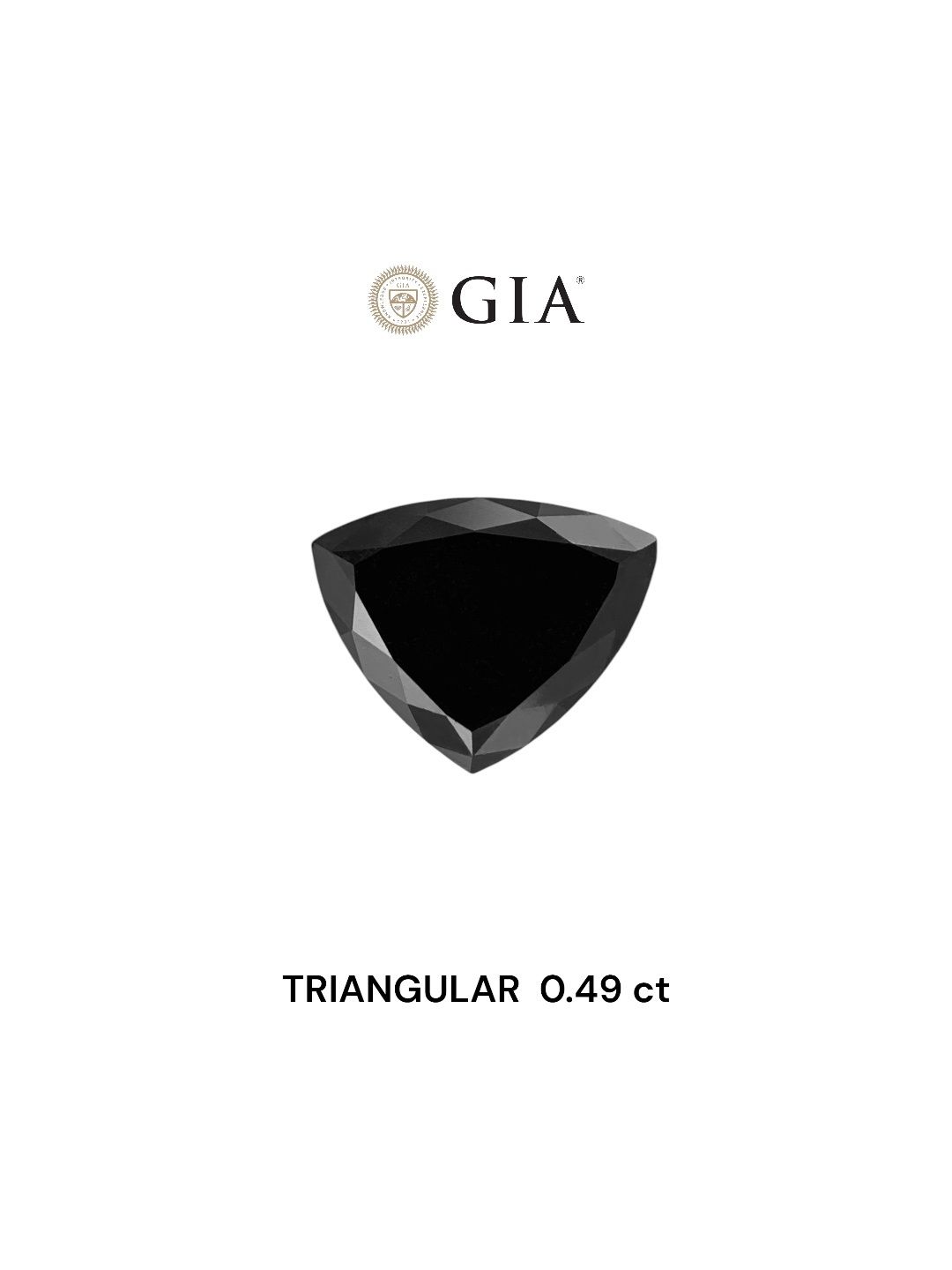 0.49 ct Triangular Diamond