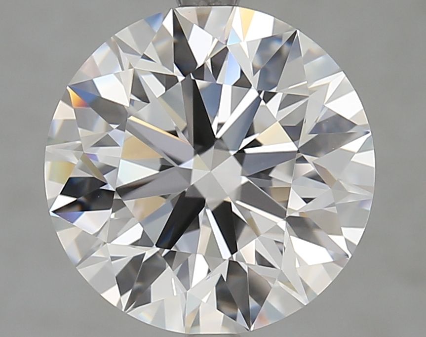 Diamant Rond 5.01 ct - Couleur D - Pureté VVS2