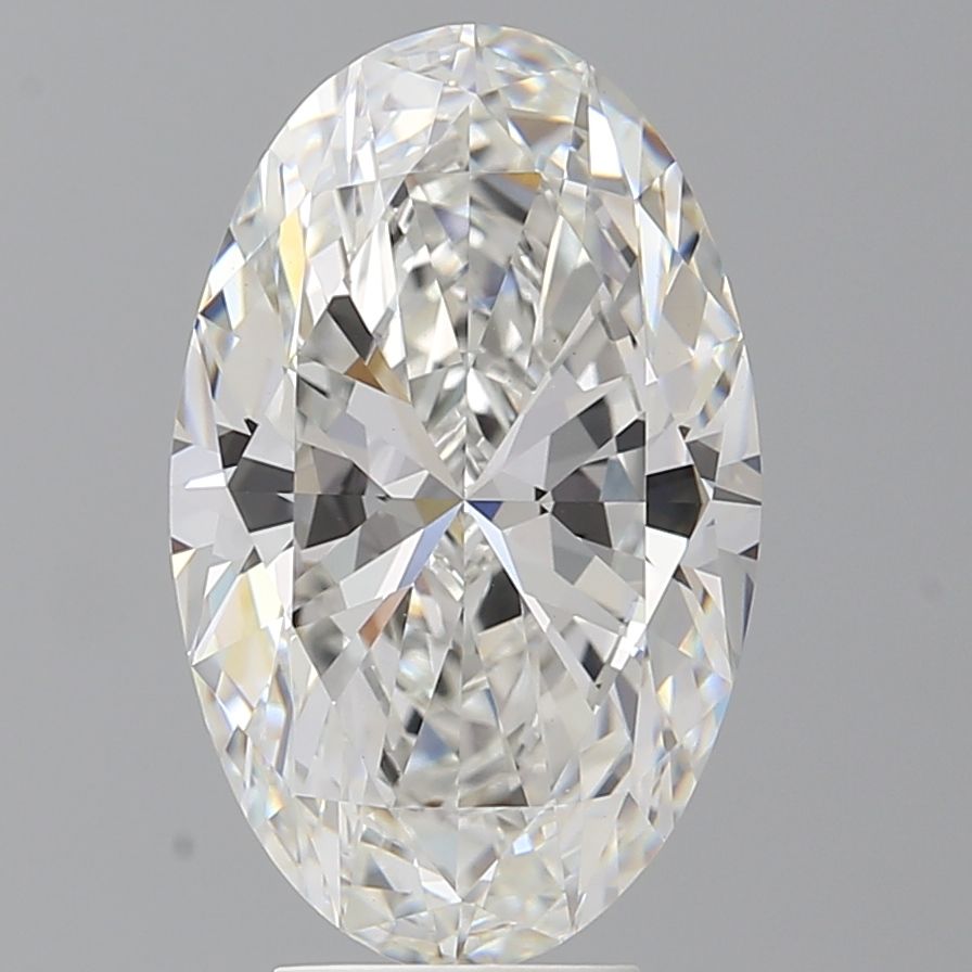 5.53 ct. oval Lab Grown Diamond front image