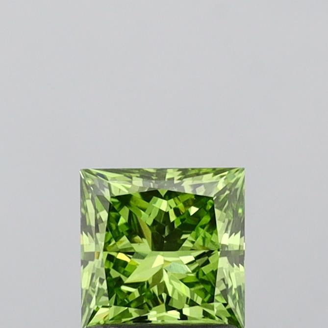 1.01 ct lab-grown Princess Diamond