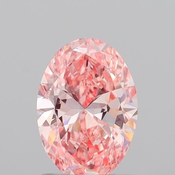 1.46 CT Fancy Vivid Pink OVAL