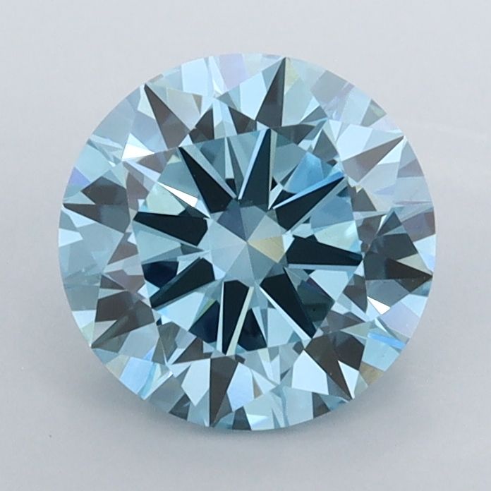1.5 CT Fancy Vivid Blue ROUND