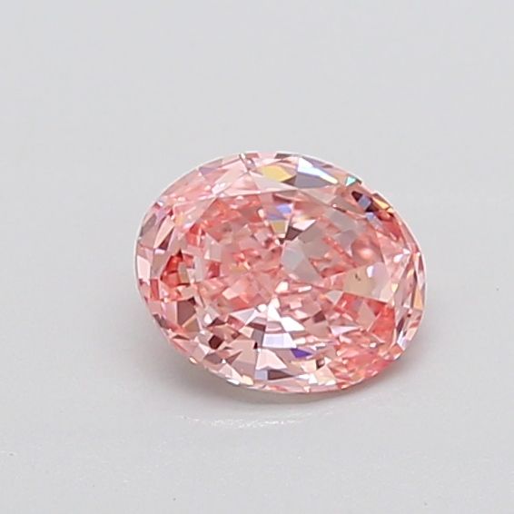 0.9 CT Fancy Vivid Pink OVAL