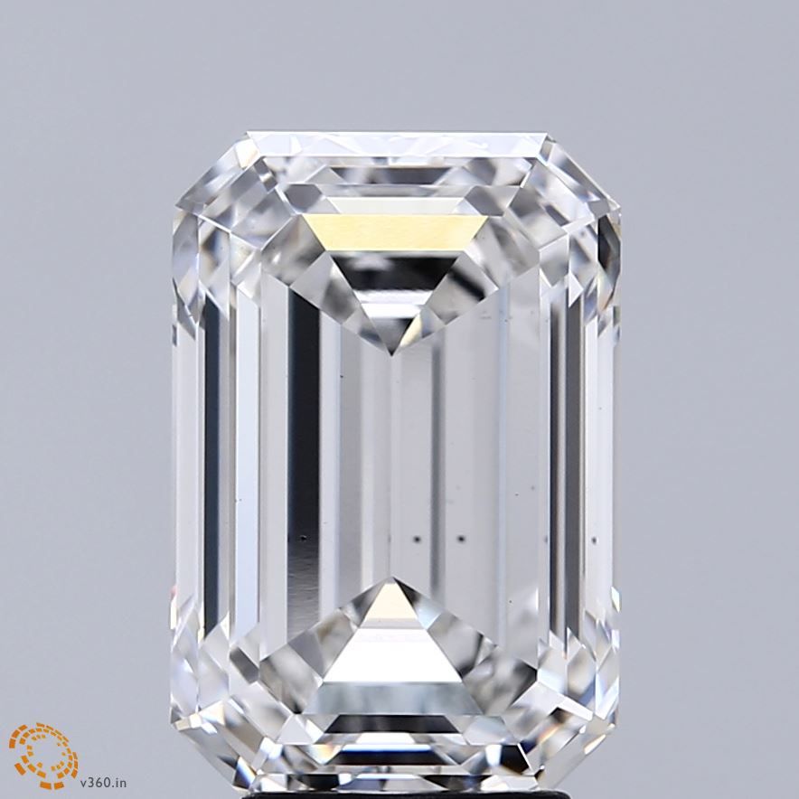 5.45 ct. emerald Lab Grown Diamond front image