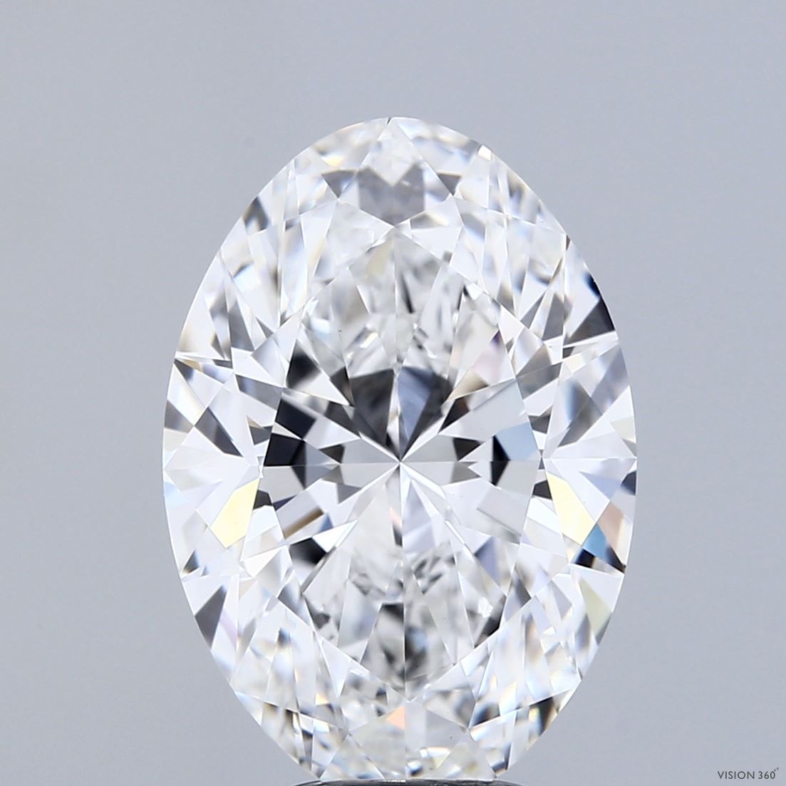 6.06 ct. oval Lab Grown Diamond front image
