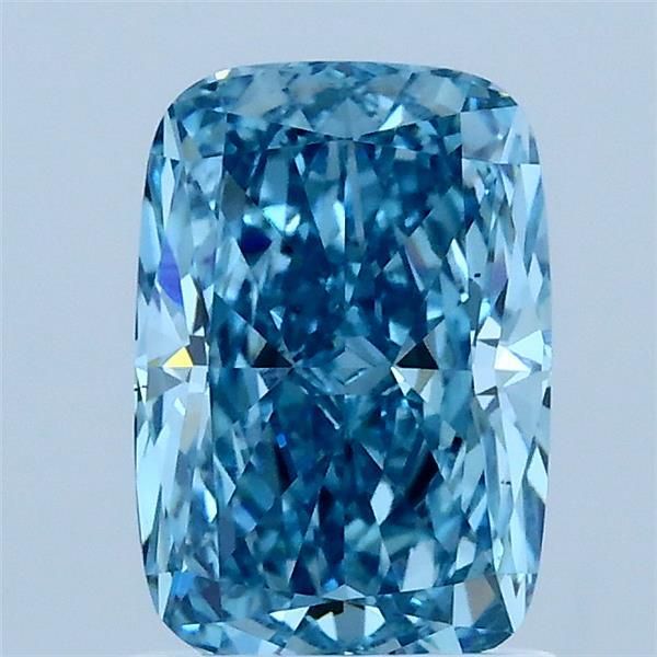 1.5 CT Fancy Vivid Blue CUSHION MODIFIED