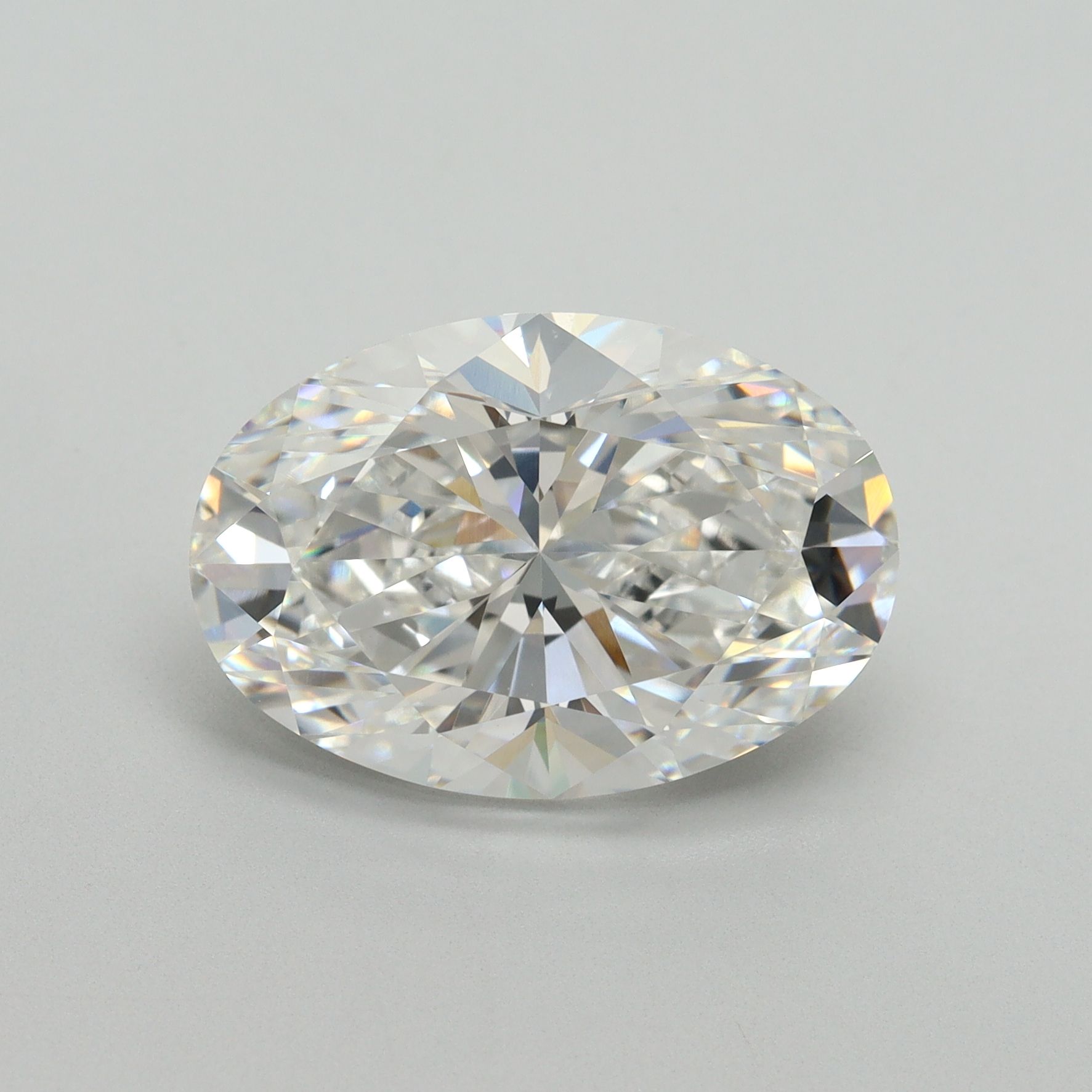 7.07 ct. oval Lab Grown Diamond front image