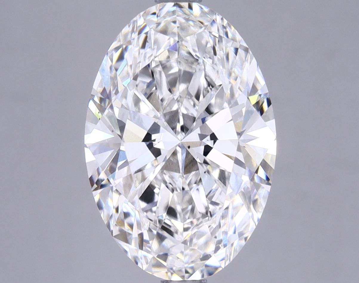 3.68 ct. oval Lab Grown Diamond front image