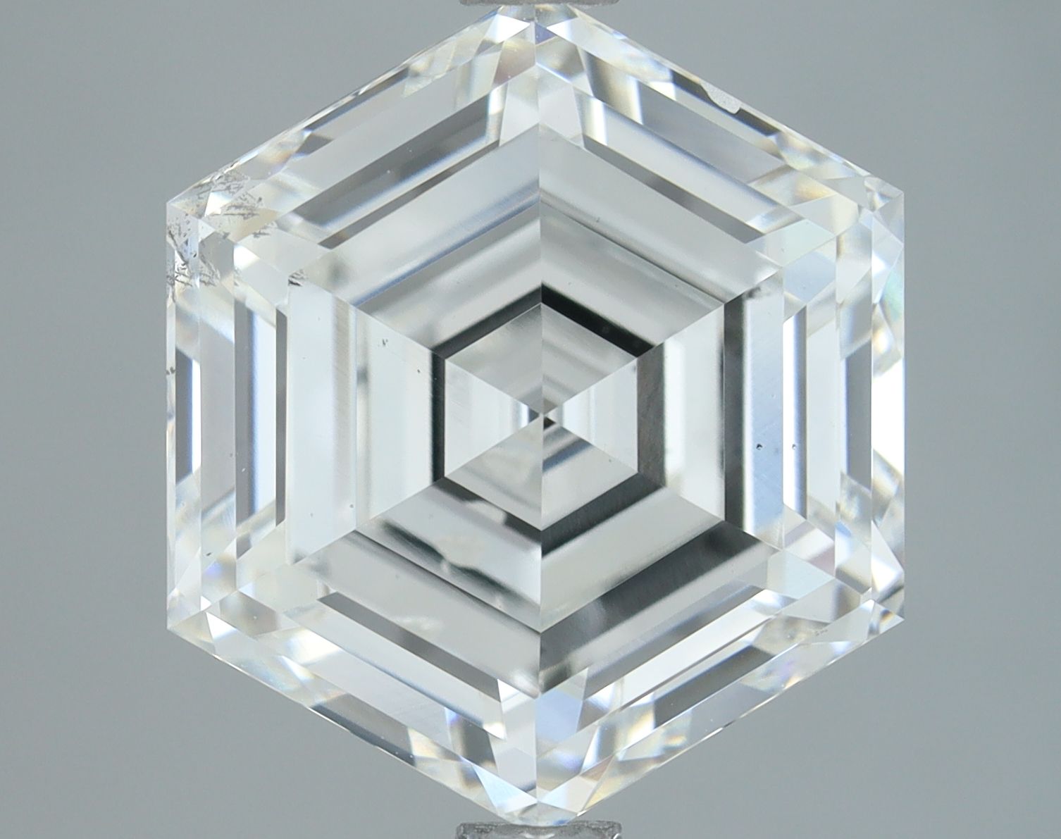 3.7 ct lab-grown Hexagonal Diamond