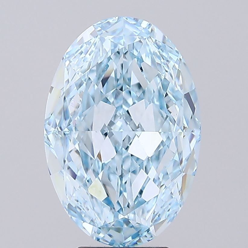 7.09 ct. oval Lab Grown Diamond front image
