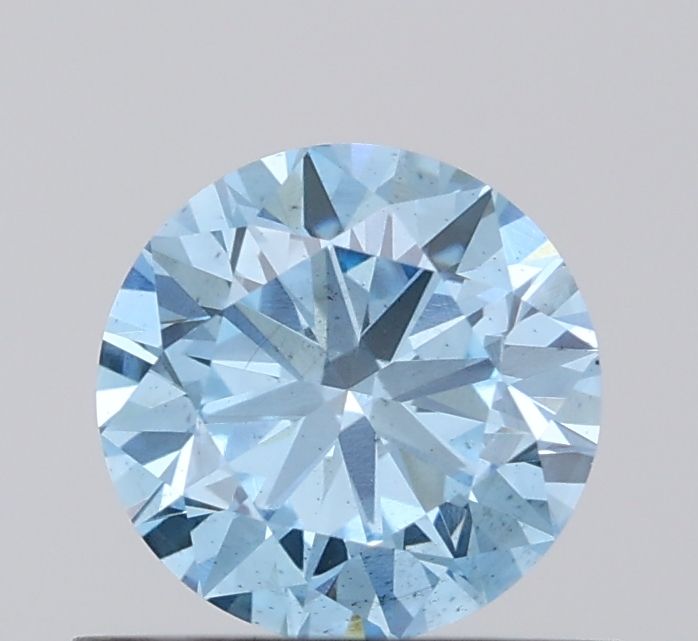 0.58 CT Fancy Vivid Blue ROUND