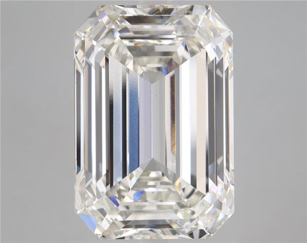 11.24 ct. emerald Lab Grown Diamond front image