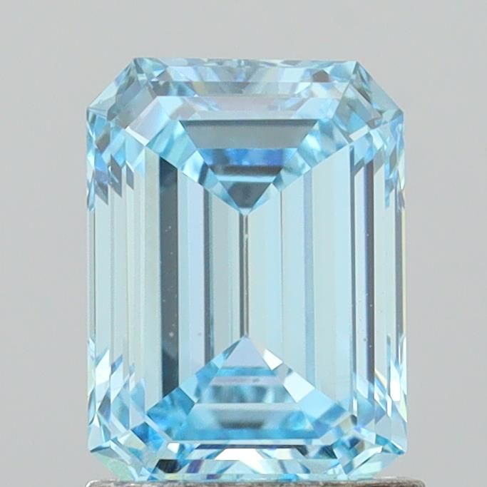 1.44 CT Fancy Intense Blue EMERALD