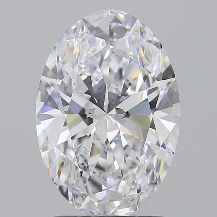 1.74 ct. oval Lab Grown Diamond front image