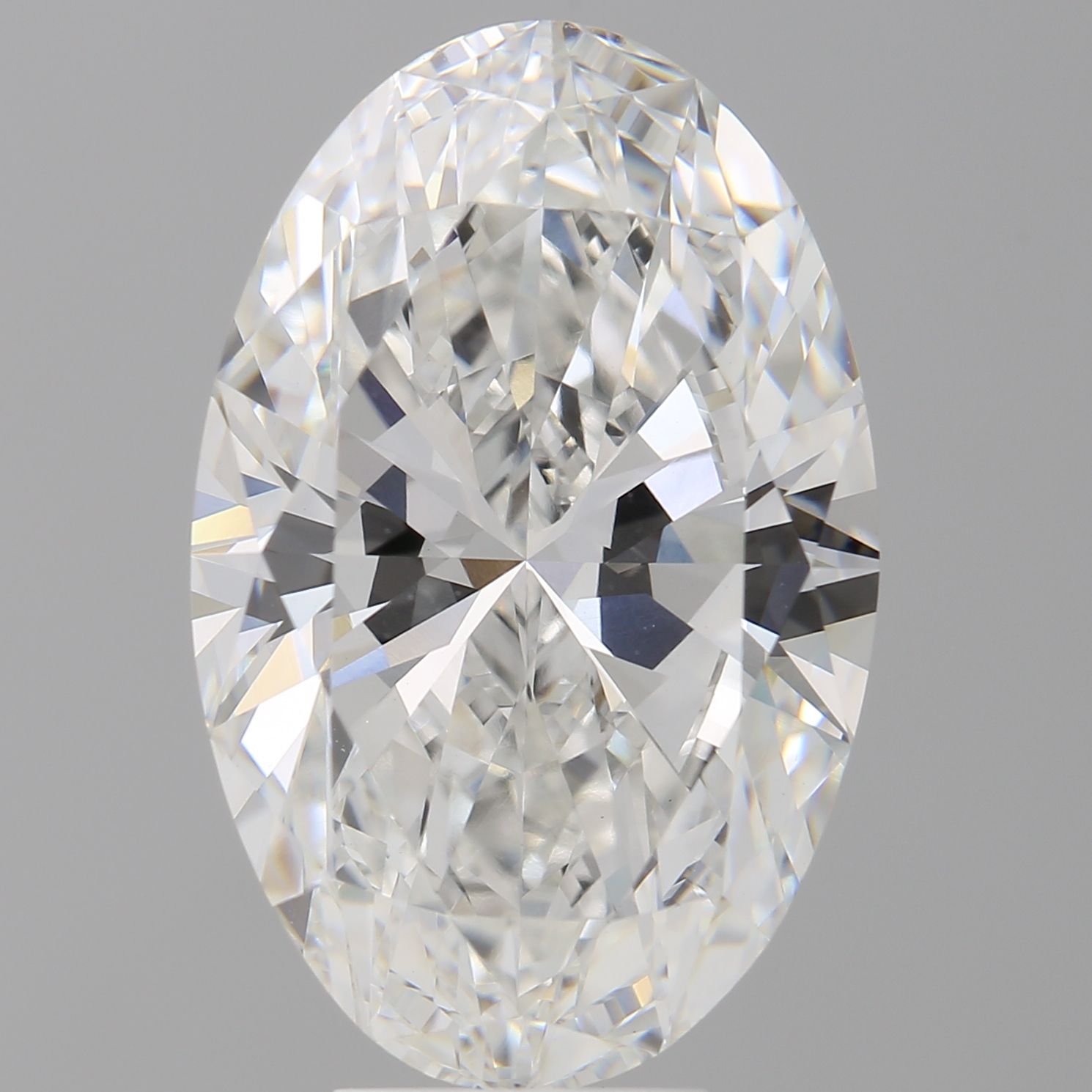 8.05 ct. oval Lab Grown Diamond front image