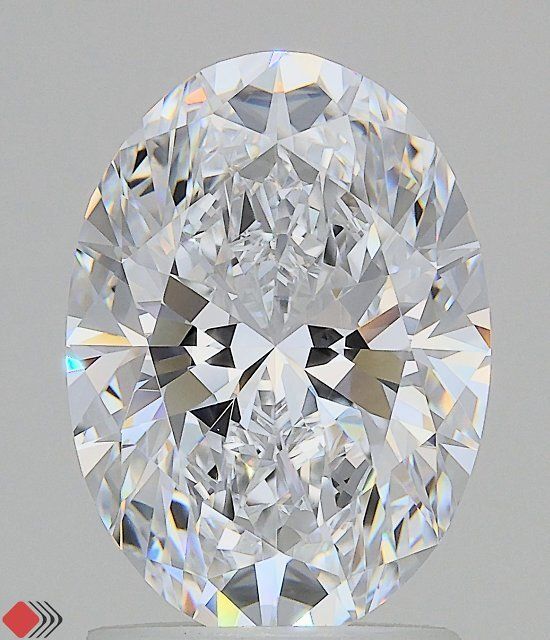 2.06 ct. oval Lab Grown Diamond front image
