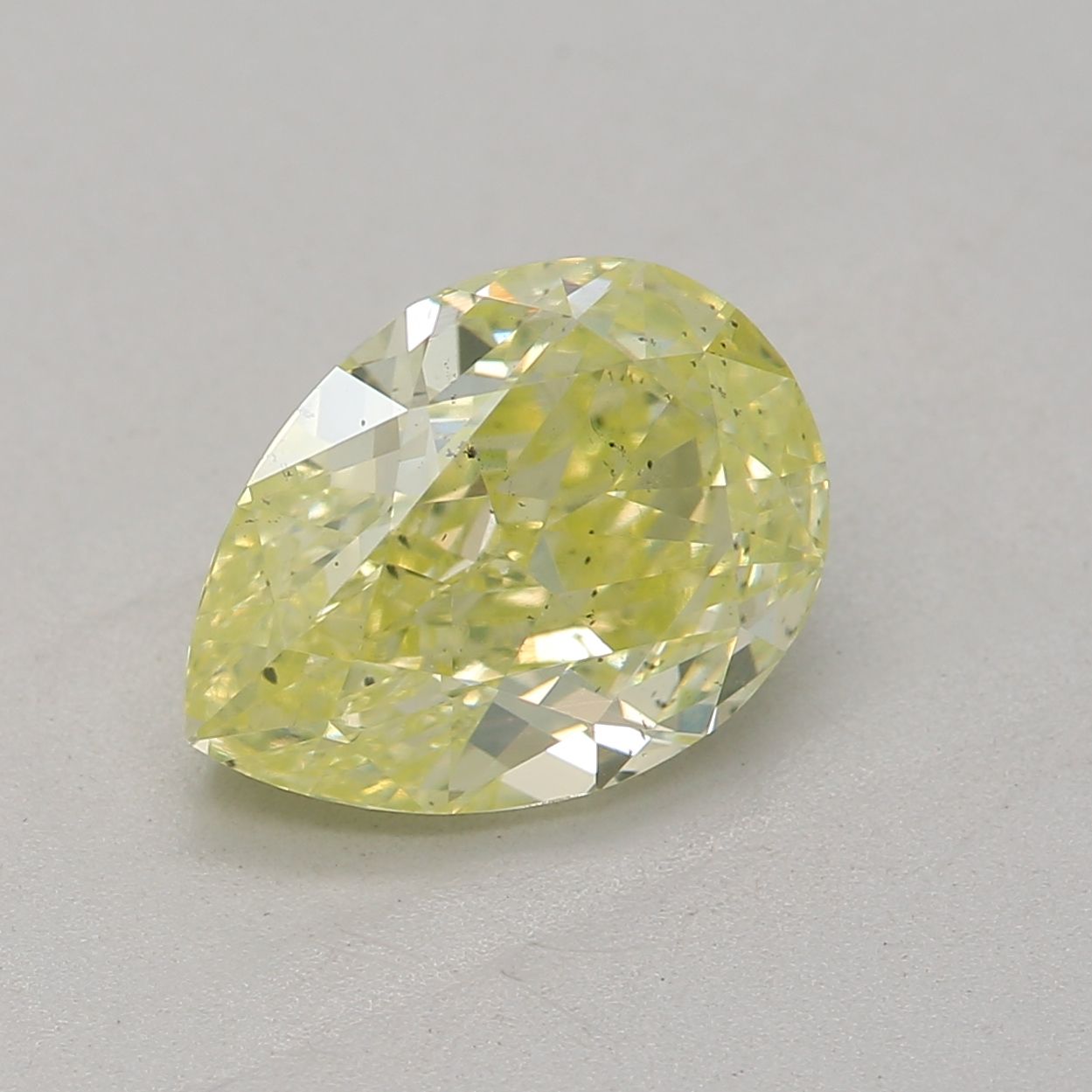 Diament 1.31 ct Fancy Greenish Yellow/SI1