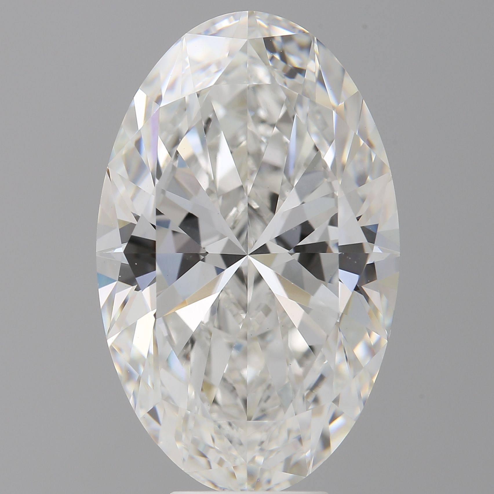 9.01 ct. oval Lab Grown Diamond front image