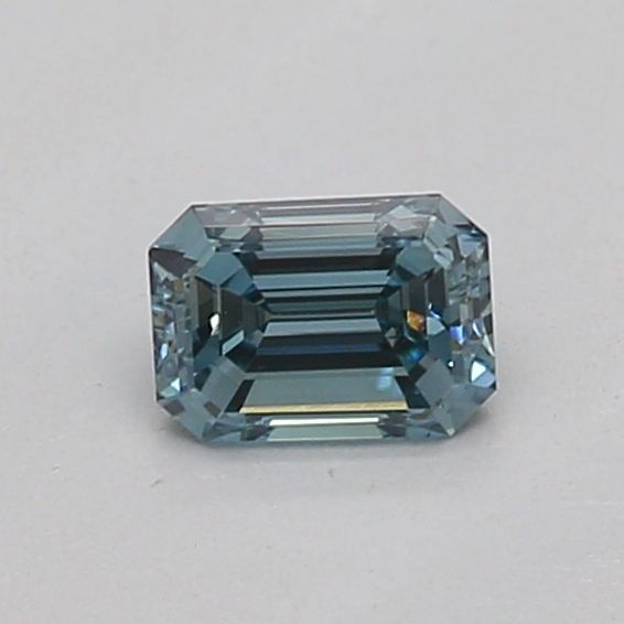 0.21 CT Fancy Vivid Greenish Blue EMERALD